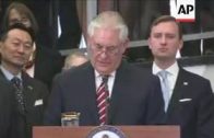 Tillerson praises US State Department staff ideals
