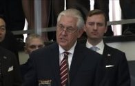 US Secretary of State Tillerson addresses State Department staff